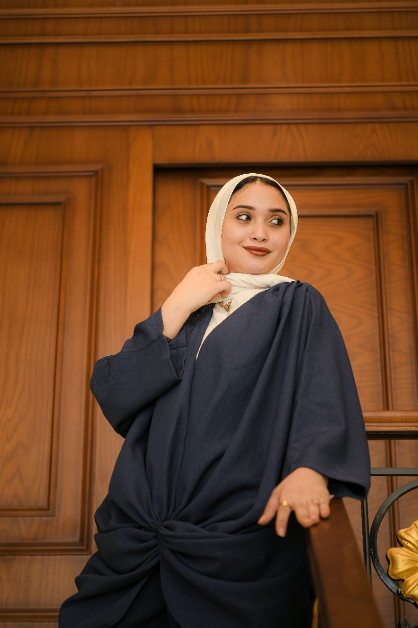 Elegant Navy Two-Piece Set